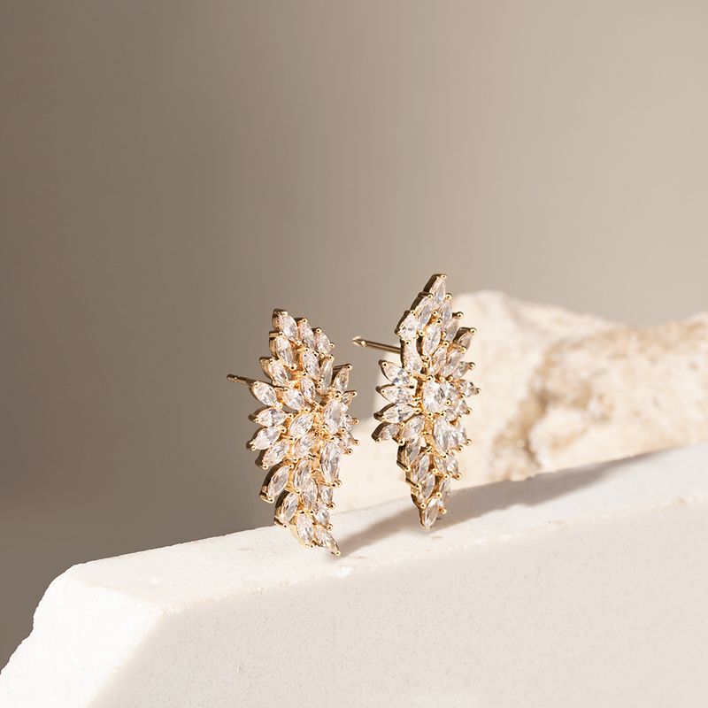 Brinco-Ear-Cuff-Asa-Zirconia-Branca-Banho-de-Ouro-18k-