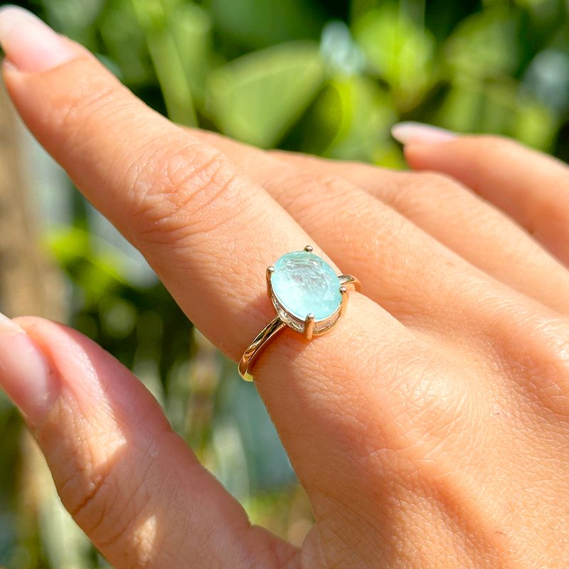 Anel-Solitario-Fusion-Turmalina-Light-com-Grade-de-Zirconias-Brancas-Banho-de-Ouro-18k