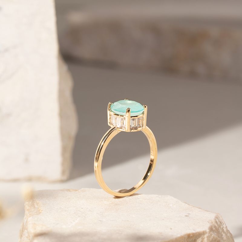 Anel-Solitario-Fusion-Turmalina-Light-com-Grade-de-Zirconias-Brancas-Banho-de-Ouro-18k