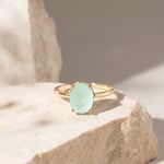 Anel-Solitario-Fusion-Turmalina-Light-com-Grade-de-Zirconias-Brancas-Banho-de-Ouro-18k