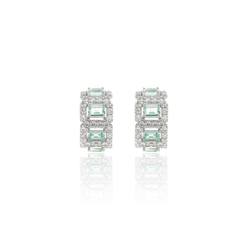 Brinco-Janelas-com-Cristal-Paraiba-e-Bordas-Cravejada-Banho-de-Rodio-Branco