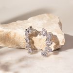 Brinco-Ear-Cuff-Gotas-Cristal-London-Blue-Banho-de-Rodio-Branco
