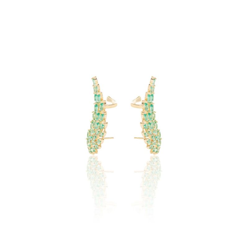 Brinco-Ear-Cuff-Asas-Cristal-Paraiba-Navetes-Banho-Ouro-18k