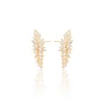 Brinco-Ear-Cuff-Asa-Zirconia-Branca-Banho-de-Ouro-18k