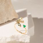 Anel-Ramo-Cristais-Esmeralda-e-Ametista-Verde-Banho-de-Ouro-18k