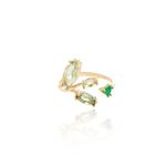 Anel-Ramo-Cristais-Esmeralda-e-Ametista-Verde-Banho-de-Ouro-18k