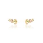 Brinco-Ear-Cuff-Hexagono-Cristal-Berilo-Banho-de-Ouro-18k