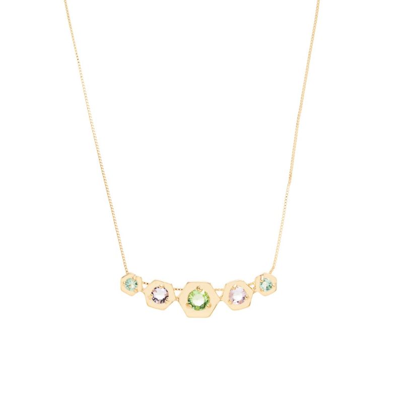 Colar-Hexagono-Cristal-Berilo-Banho-de-Ouro-18k-Tam-55-cm