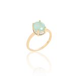 Anel-Solitario-Fusion-Turmalina-Light-com-Grade-de-Zirconias-Brancas-Banho-de-Ouro-18k