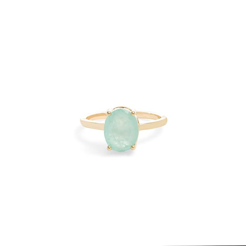 Anel-Solitario-Fusion-Turmalina-Light-com-Grade-de-Zirconias-Brancas-Banho-de-Ouro-18k