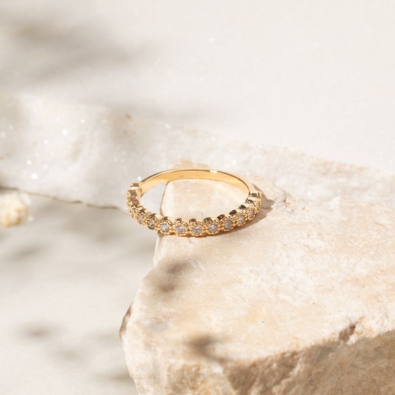 Anel-Bolinhas-de-Zirconia-Branca-Banho-de-Ouro-18k
