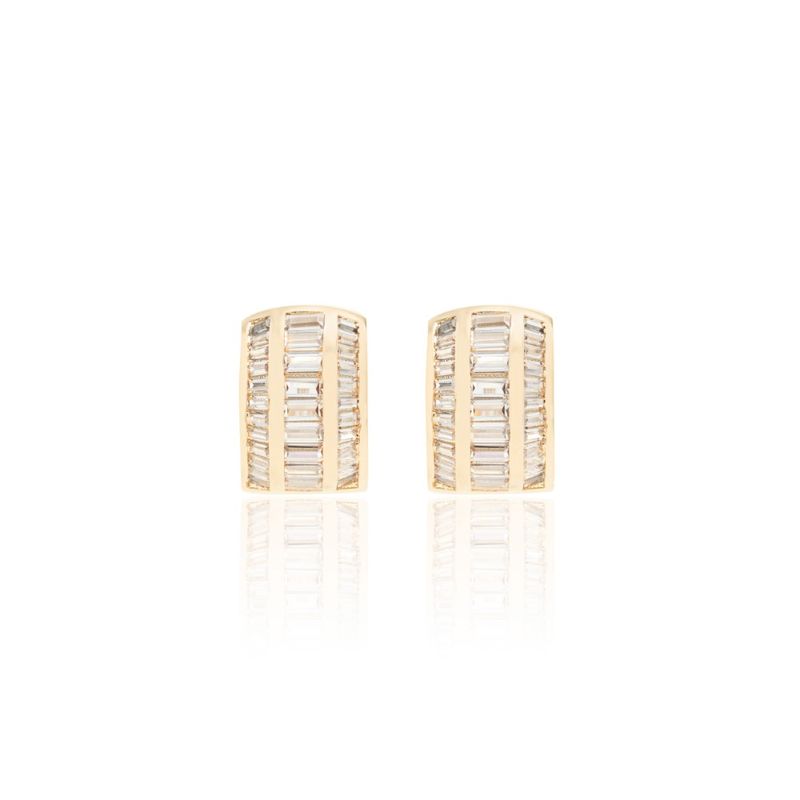 Brinco-Argolinha-Cravacao-Trilho-de-Zirconia-Branca-Banho-de-Ouro-18k-
