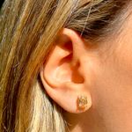 Brinco-com-Topo-Oval-6x8-Cristal-Berilo-Banho-de-Ouro-18k