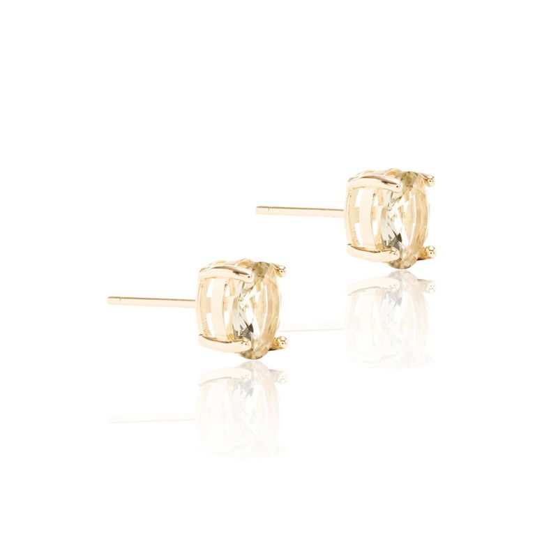 Brinco-com-Topo-Oval-6x8-Cristal-Berilo-Banho-de-Ouro-18k