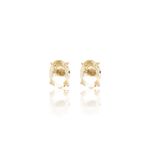 Brinco-com-Topo-Oval-6x8-Cristal-Berilo-Banho-de-Ouro-18k