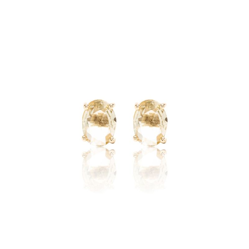 Brinco-com-Topo-Oval-6x8-Cristal-Berilo-Banho-de-Ouro-18k