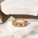 Anel-Meia-Alianca-com-5-Pedras-Cristal-Berilo-Banho-de-Ouro-18k-