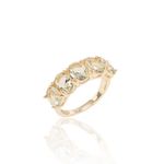 Anel-Meia-Alianca-com-5-Pedras-Cristal-Berilo-Banho-de-Ouro-18k-