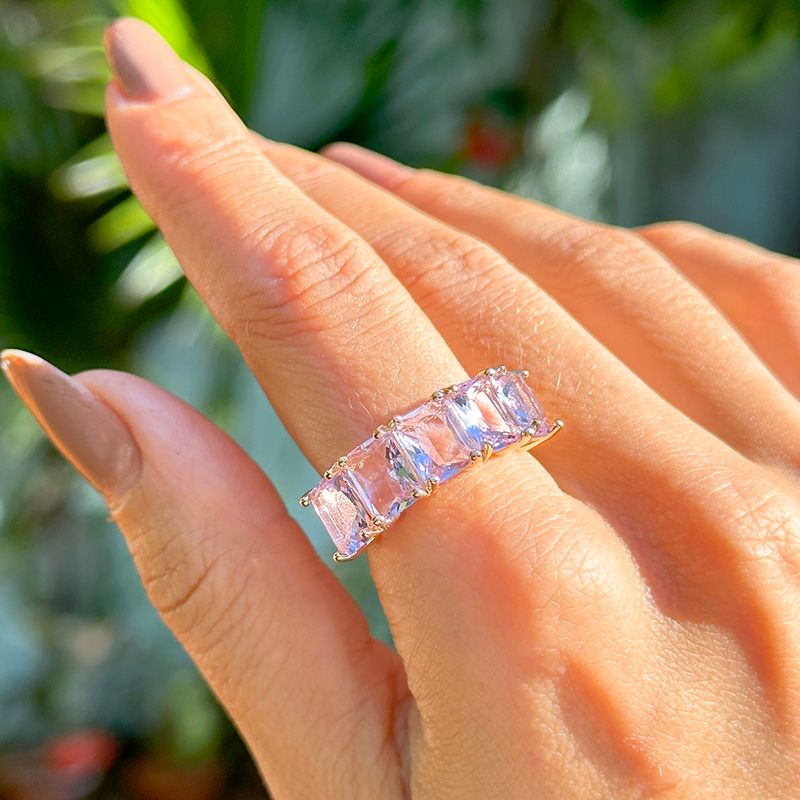 Anel-com-5-Retangulos-6x8-Cristal-Tanzanita-Banho-de-Ouro-18k
