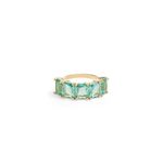 Anel-com-5-Retangulos-6x8-Cristal-Paraiba-Banho-de-Ouro-18k