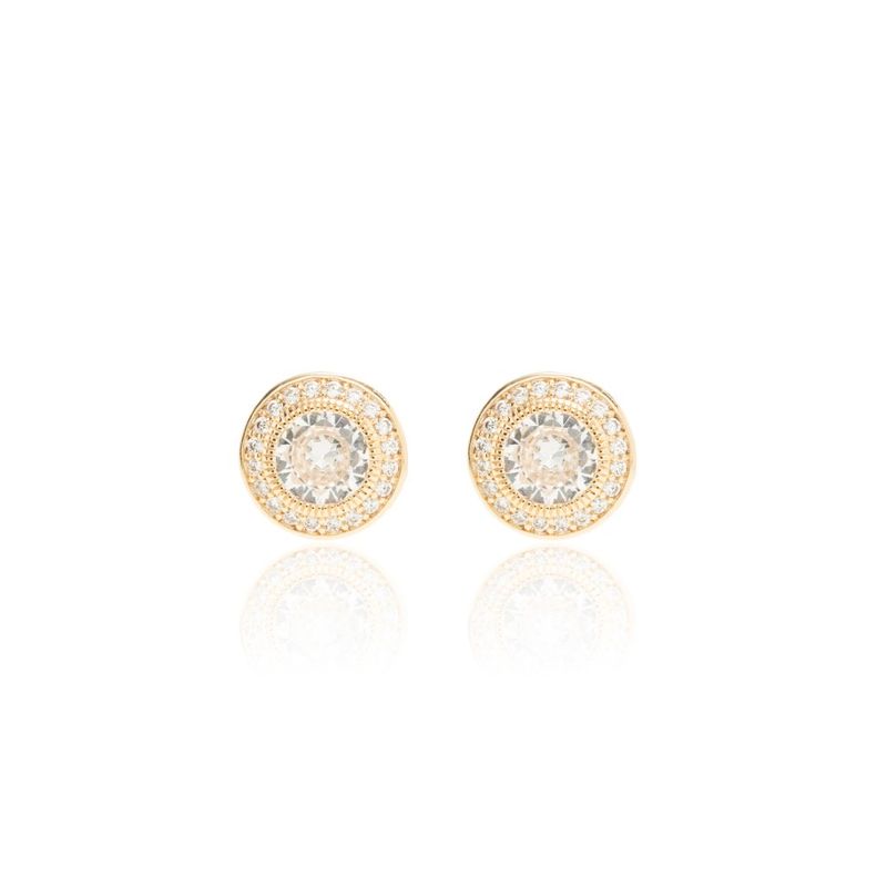 Brinco-Ponto-de-Luz-com-Zirconia-Branca-em-Cravacao-Inglesa-Banho-de-Ouro-18k