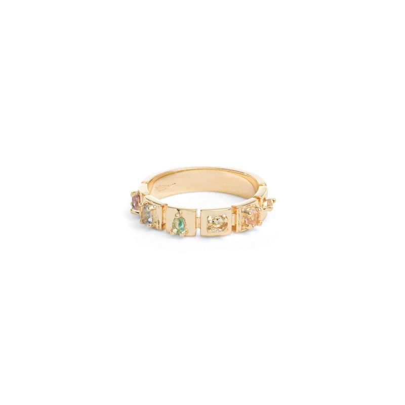 Anel-Placas-Cravejadas-com-Cristal-Paraiba-Cristal-Rodolita-e-Cristal-Tanzanita-Banho-de-Ouro-18k