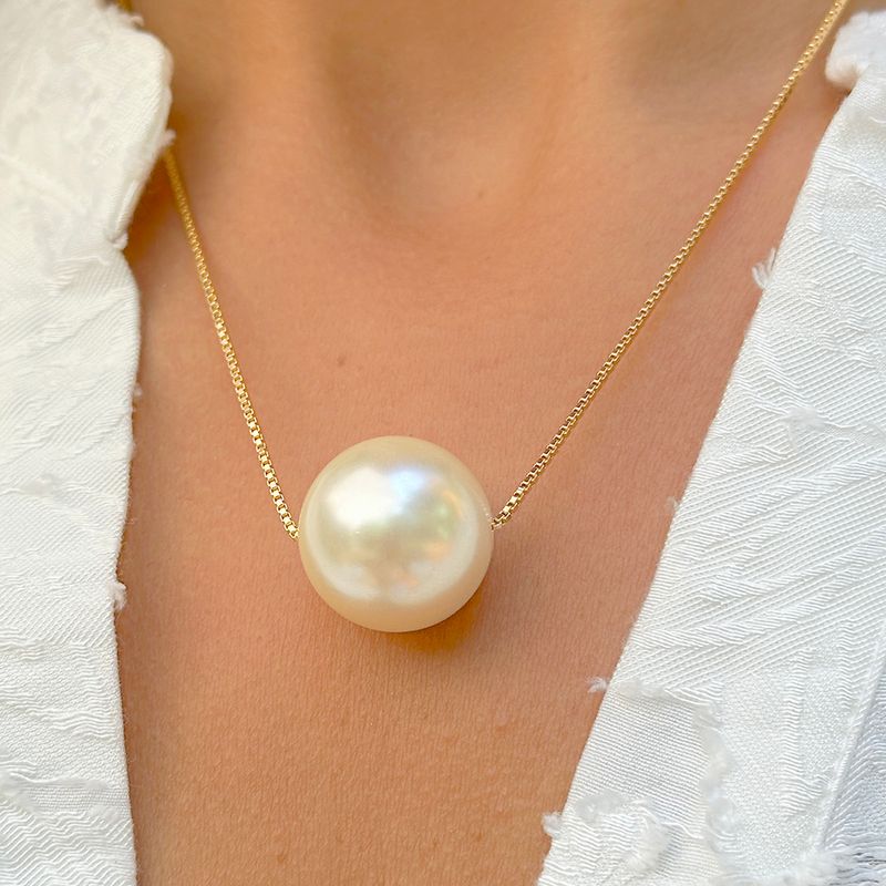 Colar-de-Perola-Shell-Pendulo-Esfera-de-20mm-Banho-de-Ouro-18k-Tam-50cm
