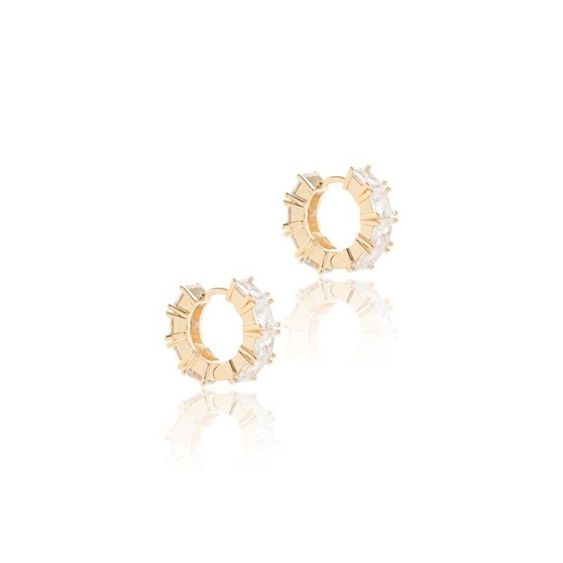 Brinco-Argola-Cravejado-Zirconia-Branca-Banho-de-Ouro-18k