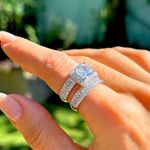 Anel-Solitario-Duplo-Quadrado-Bordado-com-Zirconia-Branca-Prata-925