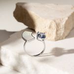 Anel-Aro-Aberto-Formas-Cristal-Tanzanita-e-Madreperola---Banho-de-Rodio-Branco