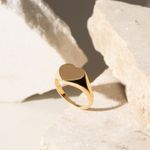 Anel-Mindinho-Coracao-Liso-Cheio---Banho-de-Ouro-18k