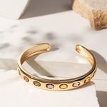 Bracelete-Cristal-Citrino-Cristal-Rodolita-Cristal-Peridoto-Cravacao-Inglesa---Banho-de-Ouro-18k