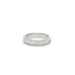 Anel-Solitario-Duplo-Quadrado-Bordado-com-Zirconia-Branca---Prata-925