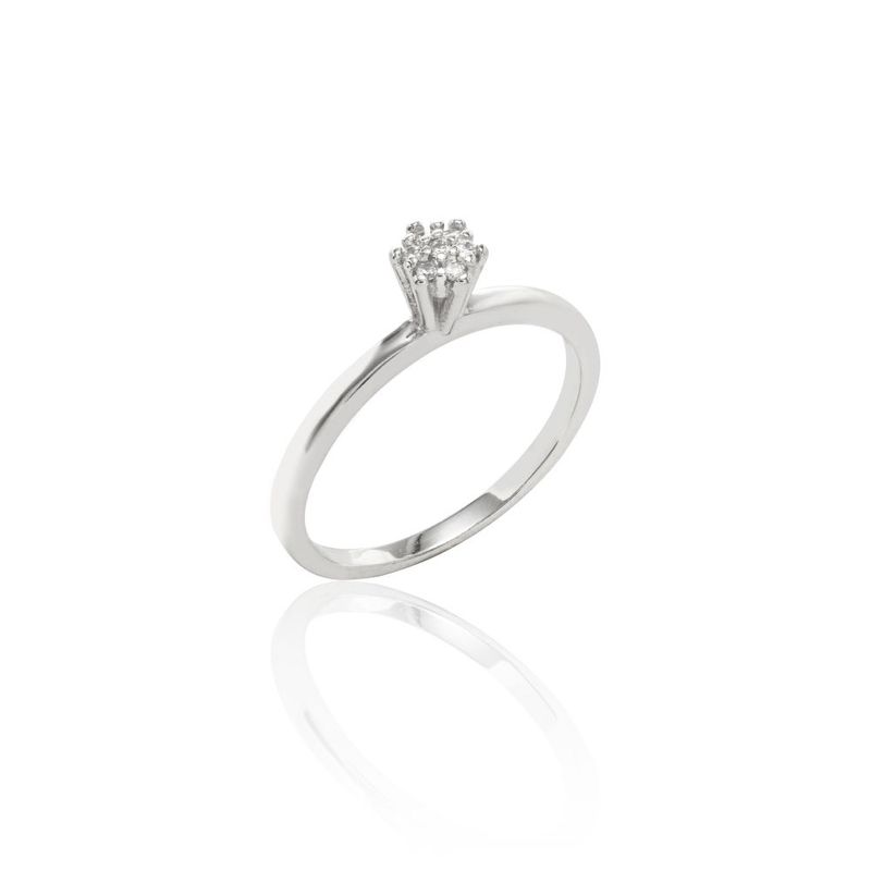 Anel-Solitario-Florzinha-Zirconia-Branca-Cravacao-Pave---Prata-925