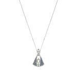 Colar-Nossa-Senhora-Aparecida-Cravejado-com-Zirconia-Branca-e-Zirconia-Azul-Escuro---50cm---Prata-925