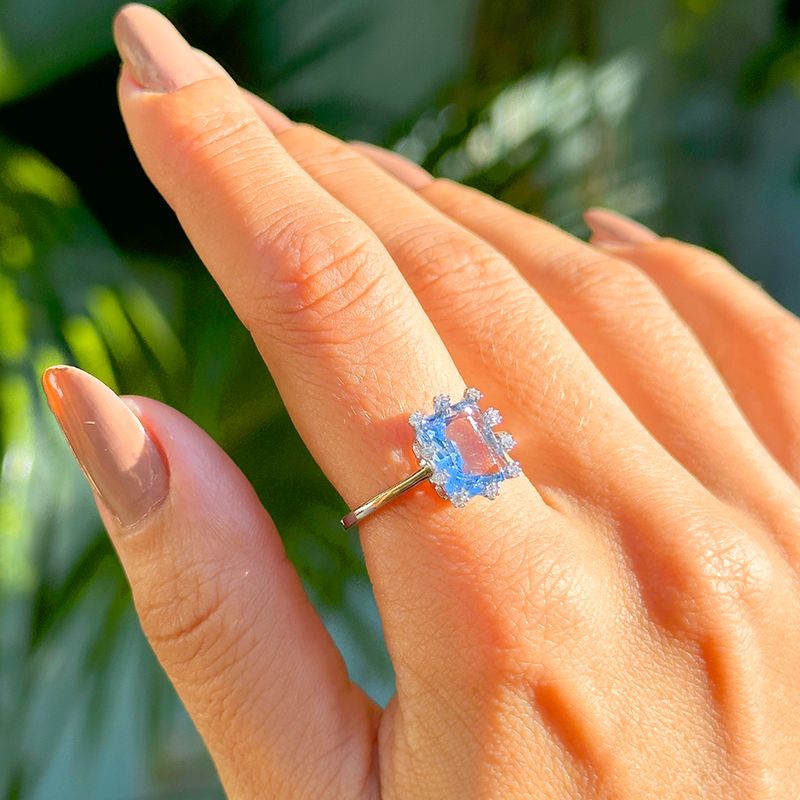 Anel-Coroa-Retangulo-Cristal-London-Blue-e-Zirconia-Branca---Prata-925
