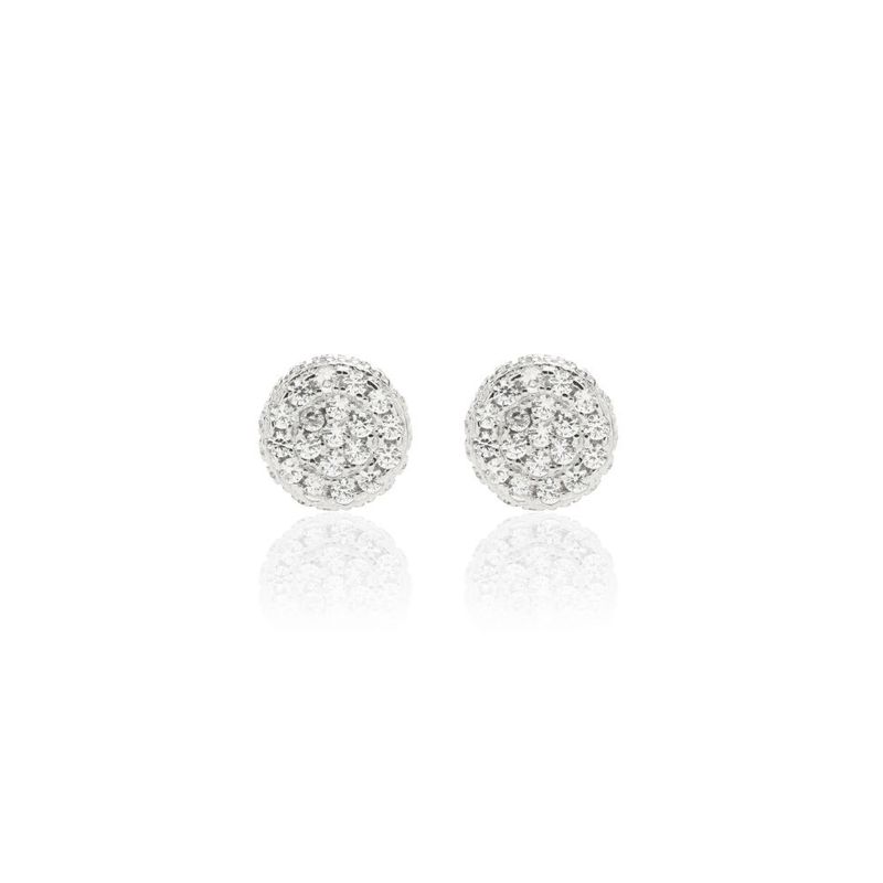 Brinco-Top-Redondo-Cravejado-com-Zirconia-Branca---Prata-925
