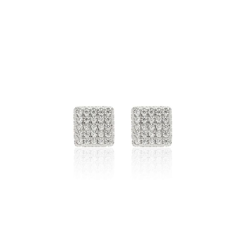 Brinco-Top-Quadrado-Cravejado-com-Zirconia-Branca---Prata-925
