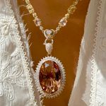 Colar-Maxi-Oval-Cristal-Rodolita-com-Formas-em-Cristal-Citrino-e-Cristal-Paraiba---50-cm---Banho-de-Ouro-18k