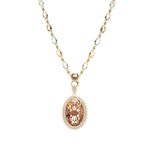 Colar-Maxi-Oval-Cristal-Rodolita-com-Formas-em-Cristal-Citrino-e-Cristal-Paraiba---50-cm---Banho-de-Ouro-18k