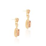Brinco-Maxi-Oval-Cristal-Rodolita-com-Zirconias-Brancas---Banho-de-Ouro-18k-
