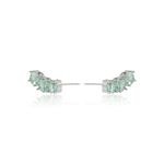 Brinco-Ear-Cuff-Cristal-Paraiba-Redondos---Banho-de-Rodio-Branco