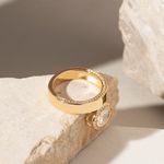 Anel-Zirconia-Branca-Oval-Borda-Cravejada---Banho-de-Ouro-18k-
