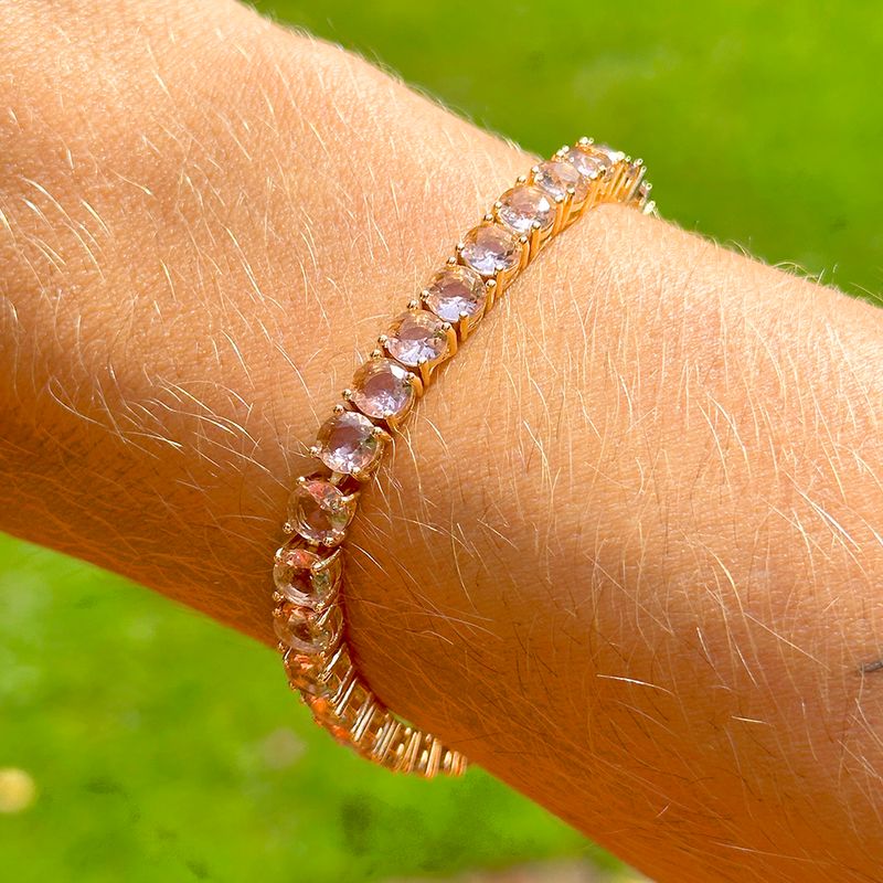 Pulseira-Riviera-Inteira-Cristal-Rodolita---17cm-e-18cm---Banho-de-Ouro-18k
