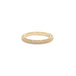 Anel-Solitario-Triplo-Zirconia-Branca-Retangular-com-Aparadores---Banho-de-Ouro-18k-e-Rodio-Branco