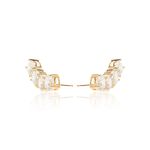 Brinco-Ear-Cuff-Zirconias-Brancas-Redondas---Banho-de-Ouro-18k-