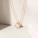 Conjunto-Ponto-de-Luz-7mm-Zirconia-Branca---45cm---Banho-de-Ouro-18k-