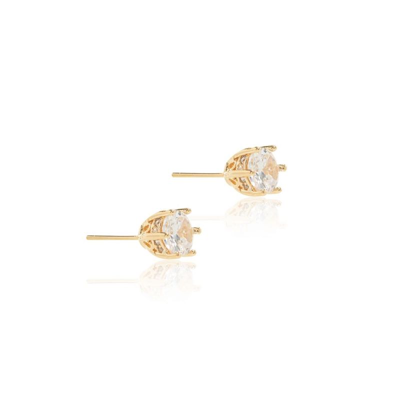 Conjunto-Ponto-de-Luz-7mm-Zirconia-Branca---45cm---Banho-de-Ouro-18k-