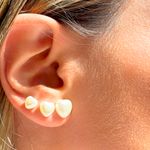 Kit-de-Brincos-Coracao-em-Perolas-Coreanas-3-pecas-6.5mm-8mm-10mm---Banho-de-Ouro-18k