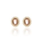 Brinco-Oval-Cristal-Rodolida-com-Broda-Cravejada-com-Zirconias-Branca-e-Chocolate---Banho-de-Ouro-18k-